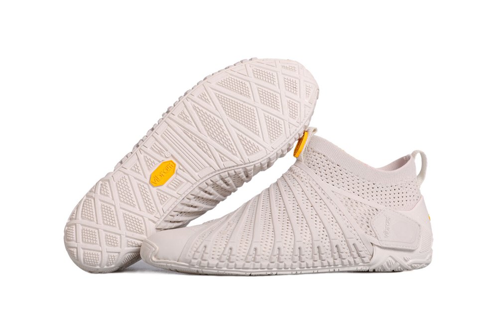 Vibram Furoshiki Dames Knit Hoog - Schoenen Wit - 685014FZP